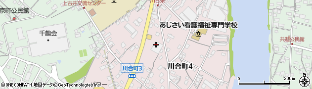 クスリのアオキ　川合店周辺の地図