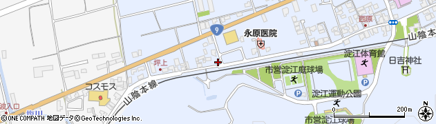 鳥取県米子市淀江町西原1029-2周辺の地図