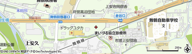 京都府舞鶴市上安191周辺の地図