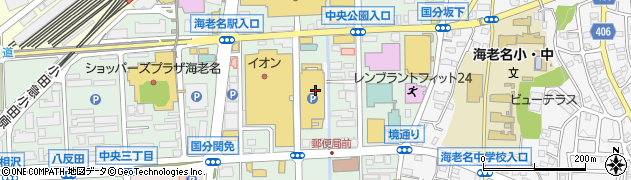 ゲオ海老名店周辺の地図