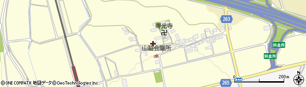 滋賀県長浜市湖北町山脇354周辺の地図