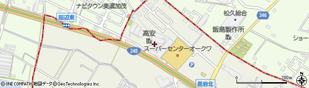 岐阜県加茂郡坂祝町黒岩1516周辺の地図
