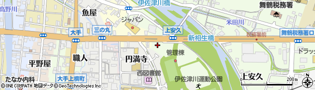 京都府舞鶴市上安久11周辺の地図