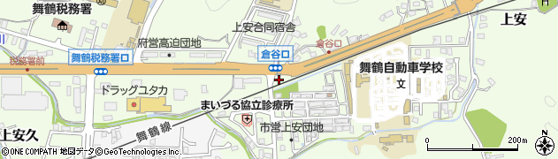 京都府舞鶴市上安551周辺の地図
