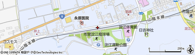 鳥取県米子市淀江町西原1014-4周辺の地図
