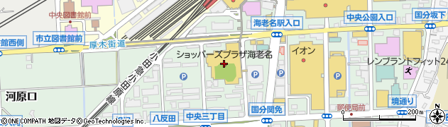 横浜銀行ショッパーズプラザ海老名店 ＡＴＭ周辺の地図