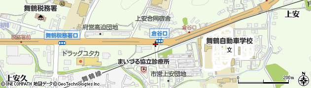 倉谷口周辺の地図