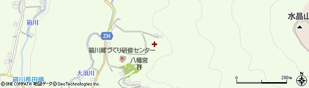 長野県飯田市箱川周辺の地図