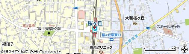 桜ケ丘駅周辺の地図