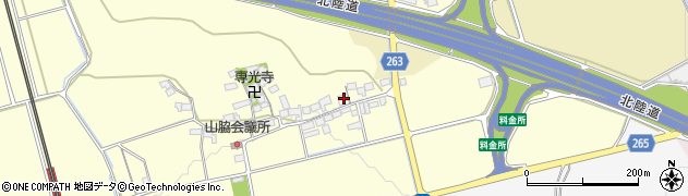 滋賀県長浜市湖北町山脇310周辺の地図