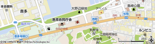京都地方法務局舞鶴支局周辺の地図