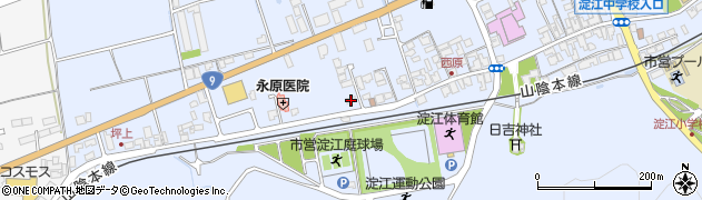 鳥取県米子市淀江町西原1007-9周辺の地図