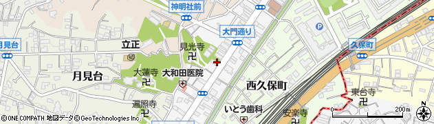 神奈川県横浜市保土ケ谷区岩間町周辺の地図