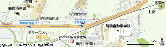 京都府舞鶴市上安549周辺の地図