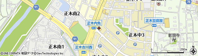 スシロー 岐阜正木店周辺の地図