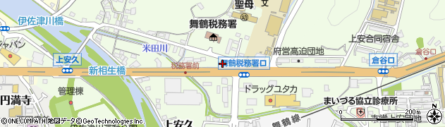 京都府舞鶴市上安久244周辺の地図