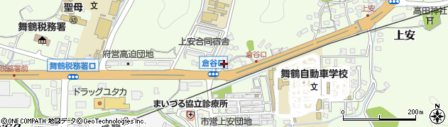 京都府舞鶴市上安548周辺の地図
