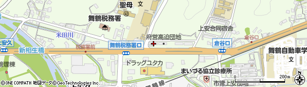 京都府舞鶴市上安久346周辺の地図