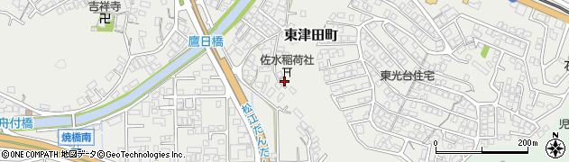 島根県松江市東津田町1939周辺の地図