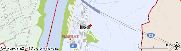 岐阜県可児市兼山（柳栄町）周辺の地図