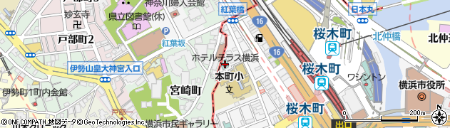 ホテルテラス横浜周辺の地図