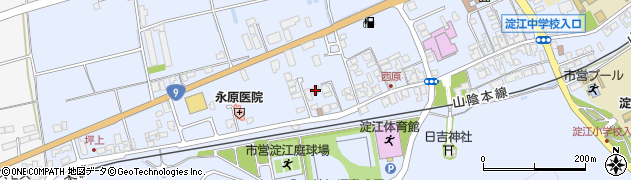 鳥取県米子市淀江町西原1002周辺の地図
