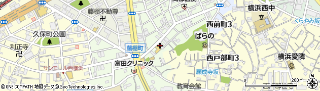 横浜信用金庫藤棚支店周辺の地図