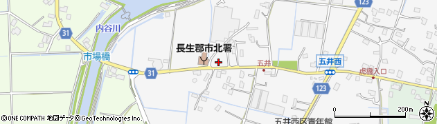 千葉県長生郡白子町五井563周辺の地図
