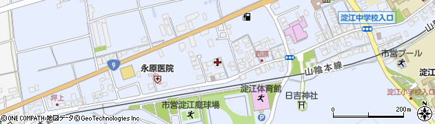 鳥取県米子市淀江町西原988周辺の地図