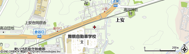 京都府舞鶴市上安740周辺の地図