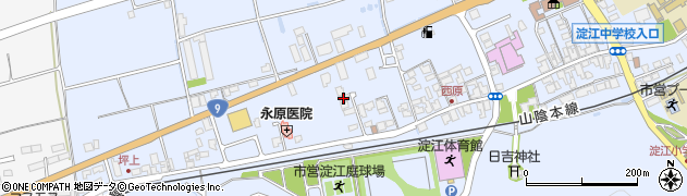 鳥取県米子市淀江町西原1007-5周辺の地図