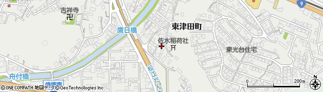 島根県松江市東津田町1937周辺の地図