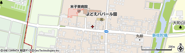 鳥取県米子市淀江町佐陀1378-8周辺の地図
