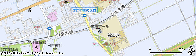 鳥取県米子市淀江町西原251周辺の地図