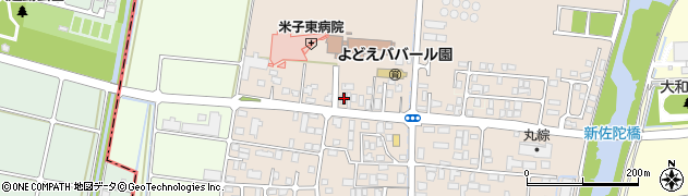 鳥取県米子市淀江町佐陀1400周辺の地図
