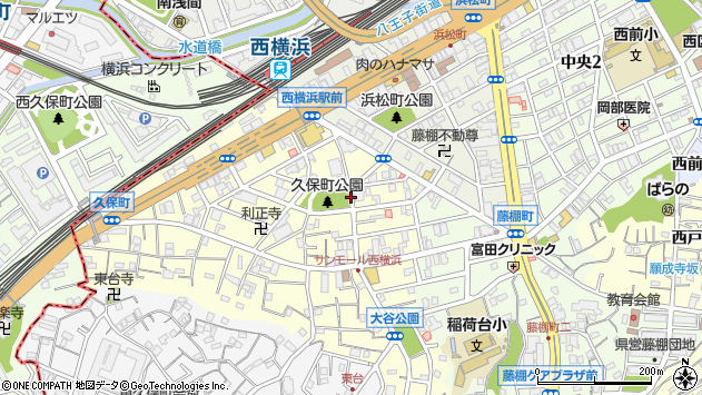 〒220-0061 神奈川県横浜市西区久保町の地図