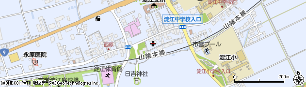 鳥取県米子市淀江町西原713周辺の地図