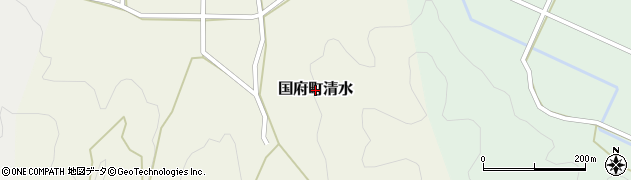 鳥取県鳥取市国府町清水周辺の地図