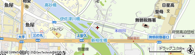 京都府舞鶴市上安久156周辺の地図