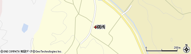 鳥取県東伯郡湯梨浜町別所333周辺の地図