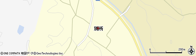 鳥取県東伯郡湯梨浜町別所335周辺の地図