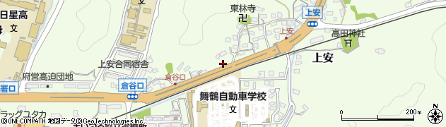 京都府舞鶴市上安671周辺の地図