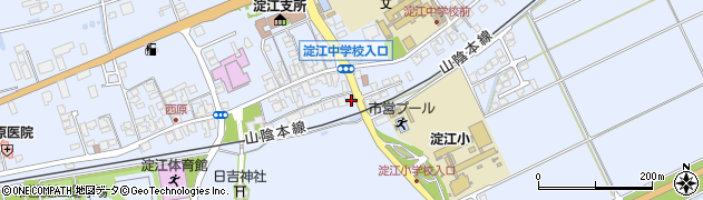 鳥取県米子市淀江町西原727周辺の地図