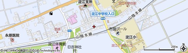 鳥取県米子市淀江町西原718周辺の地図