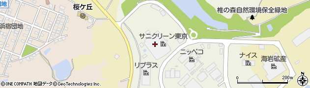 株式会社サニクリーン東京　千葉工場周辺の地図