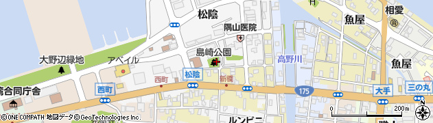 島崎公園周辺の地図