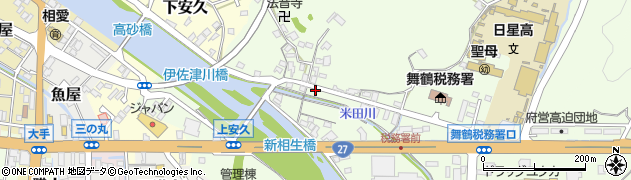 京都府舞鶴市上安久212周辺の地図