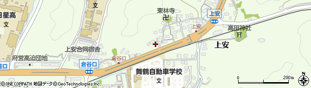 京都府舞鶴市上安673周辺の地図