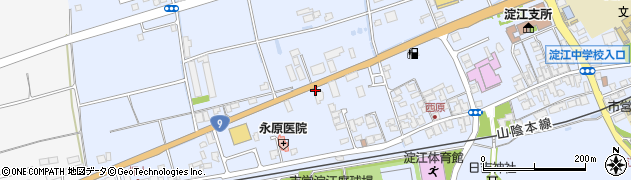 鳥取県米子市淀江町西原1110周辺の地図
