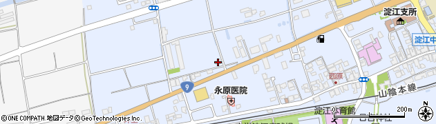 鳥取県米子市淀江町西原1100周辺の地図